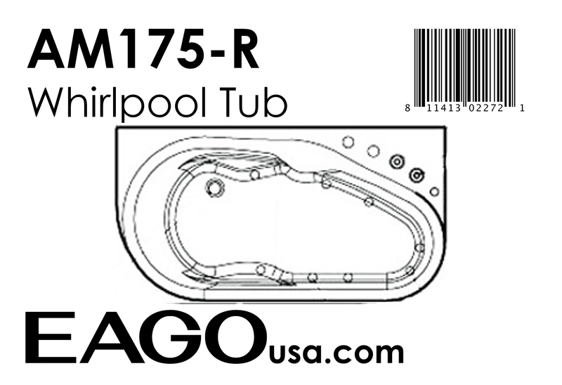 EAGO  Whirlpool Tub