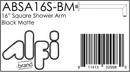 ALFI brand ABSA16S Shower Arm