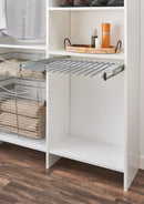 REV A SHELF : Steel Pullout Pants Organizer for Custom Closet Systems