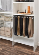 REV A SHELF : Steel Pullout Pants Organizer for Custom Closet Systems