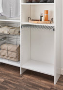 REV A SHELF : Steel Pullout Pants Organizer for Custom Closet Systems