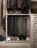 REV A SHELF : Steel Pullout Pants Organizer w/ Soft-Close for Custom Closet Systems