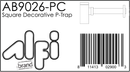 ALFI brand AB9026 P-Trap