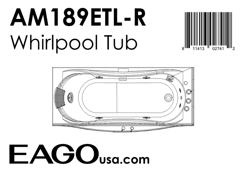 EAGO  Whirlpool Tub