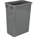 Double Grey 35 Quart Top-Mount Trashcan Pullout for 18" Opening