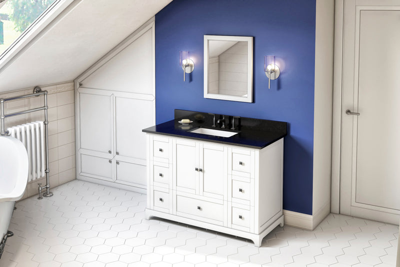 48" White Addington Vanity