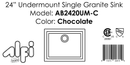 ALFI brand AB2420UM Kitchen Sink