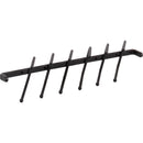 Matte Black Screw-Mount Tie Rack