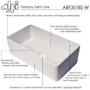 ALFI brand ABF3318S Kitchen Sink