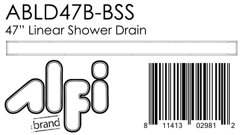 ALFI brand ABLD47B Shower Drain