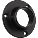 Matte Black Closed Screw-In Mounting Bracket for 1-5/16" Round Closet Rods