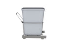 REV A SHELF : Chrome Steel Pullout Waste Container