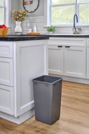 REV A SHELF : 27 qt. Orion Gray Polymer Replacement Waste Container for Rev-A-Shelf® Pullouts