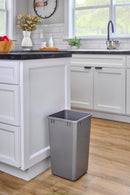 REV A SHELF : 27 qt. Silver Polymer Replacement Waste Container for Rev-A-Shelf® Pullouts