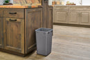 REV A SHELF : 27 qt. Silver Polymer Replacement Waste Container for Rev-A-Shelf® Pullouts