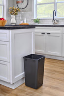 REV A SHELF : 27 qt. Black Polymer Replacement Waste Container for Rev-A-Shelf® Pullouts