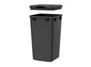 REV A SHELF : 27 qt. Black Polymer Replacement Waste Container for Rev-A-Shelf® Pullouts