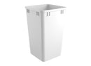 REV A SHELF : 27 qt. White Polymer Replacement Waste Container for Rev-A-Shelf® Pullouts