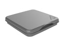 REV A SHELF : Metallic Silver Polymer Lid for Rev-A-Shelf® 27 qt. Waste Containers