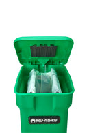 REV A SHELF : White Steel Pullout Compost Container