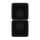 REV A SHELF : Chrome Steel Double 27 qt. Black Waste Pullout