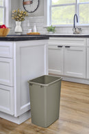 REV A SHELF : 35 qt. Champagne Polymer Replacement Waste Container for Rev-A-Shelf® Pullouts
