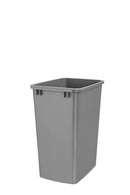 REV A SHELF : 35 qt. Silver Polymer Replacement Waste Container for Rev-A-Shelf® Pullouts