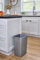 REV A SHELF : 35 qt. Silver Polymer Replacement Waste Container for Rev-A-Shelf® Pullouts