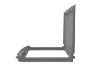REV A SHELF : Metallic Silver Polymer Lid for Rev-A-Shelf® 35 qt. Waste Containers