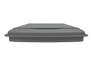 REV A SHELF : Metallic Silver Polymer Lid for Rev-A-Shelf® 50 qt. Waste Containers