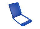 REV A SHELF : Blue Polymer Lid for Rev-A-Shelf® 50 qt. Waste Containers