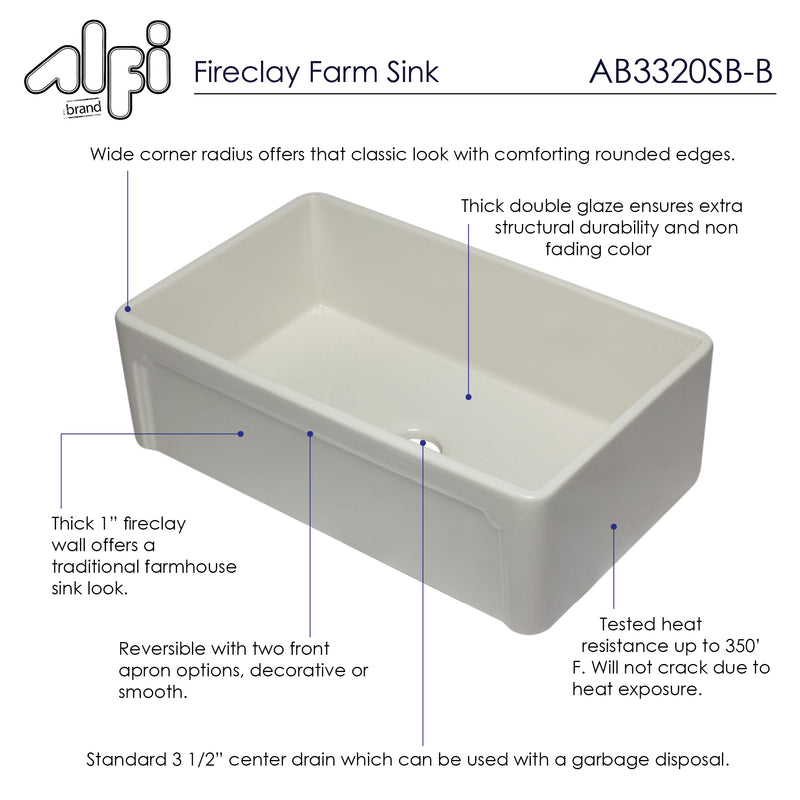 ALFI brand AB3320SB Kitchen Sink