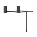 Black Expandable Wardrobe Lift for 25-1/2" - 35" Openings