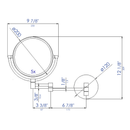 ALFI brand ABM8WR Mirror