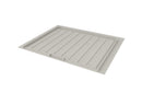 REV A SHELF : Gray Flexible Polymer Trim-to-Fit Drip Tray for 27" - 30" Sink Base Cabinets