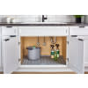 REV A SHELF : Gray Flexible Polymer Trim-to-Fit Drip Tray for 27" - 30" Sink Base Cabinets