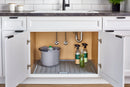 REV A SHELF : Gray Flexible Polymer Trim-to-Fit Drip Tray for 33" - 36" Sink Base Cabinets