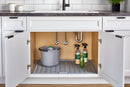REV A SHELF : Gray Flexible Polymer Trim-to-Fit Drip Tray for 39" - 42" Sink Base Cabinets