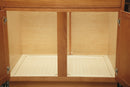 REV A SHELF : Silver Polymer Trim-to-Fit Drip Tray for 21" - 24" Vanity Sink Base Cabinets