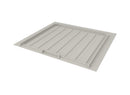 REV A SHELF : Gray Flexible Polymer Trim-to-Fit Drip Tray for 21" - 24" Vanity Sink Base Cabinets