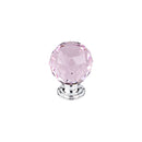 Top Knobs: Crystal Pink Crystal