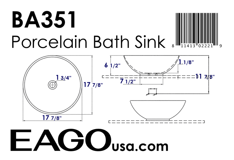 EAGO  Bathroom Sink