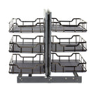 18" Black Nickel STORAGE WITH STYLE® Full-Height Blind Corner Organizer