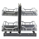 15" Polished Chrome STORAGE WITH STYLE® Blind Corner Organizer