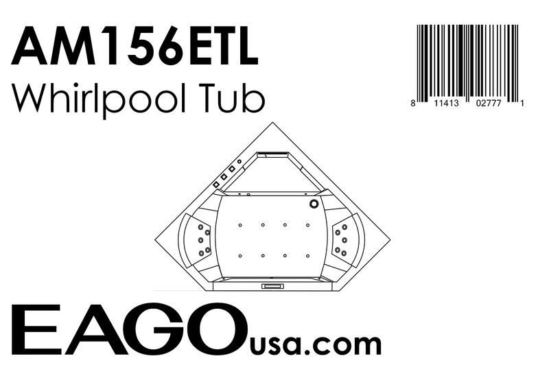 EAGO  Whirlpool Tub