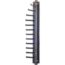 Brushed Oil Rubbed Bronze 12-Hook Cascading Tie Organizer