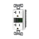 120VAC 20A Swidget Outlet, w/o Insert, White