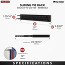 REV A SHELF : Static Tie Rack for Custom Closet Systems