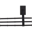 Matte Black Tri-Level Tie Organizer