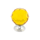 Top Knobs: Crystal Amber Crystal